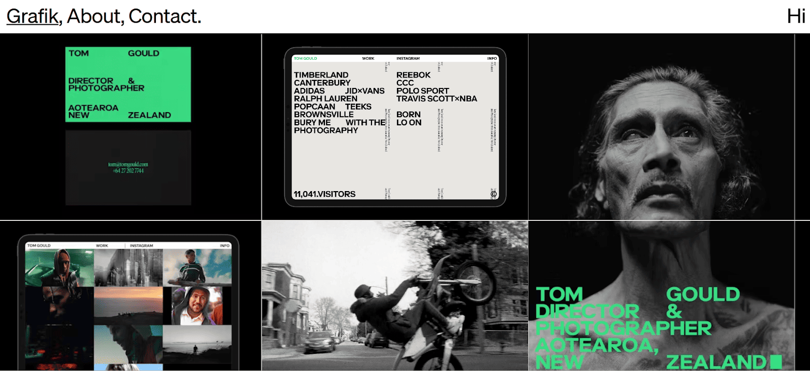 A Unique Layout Reflects Modern Web Design Trends