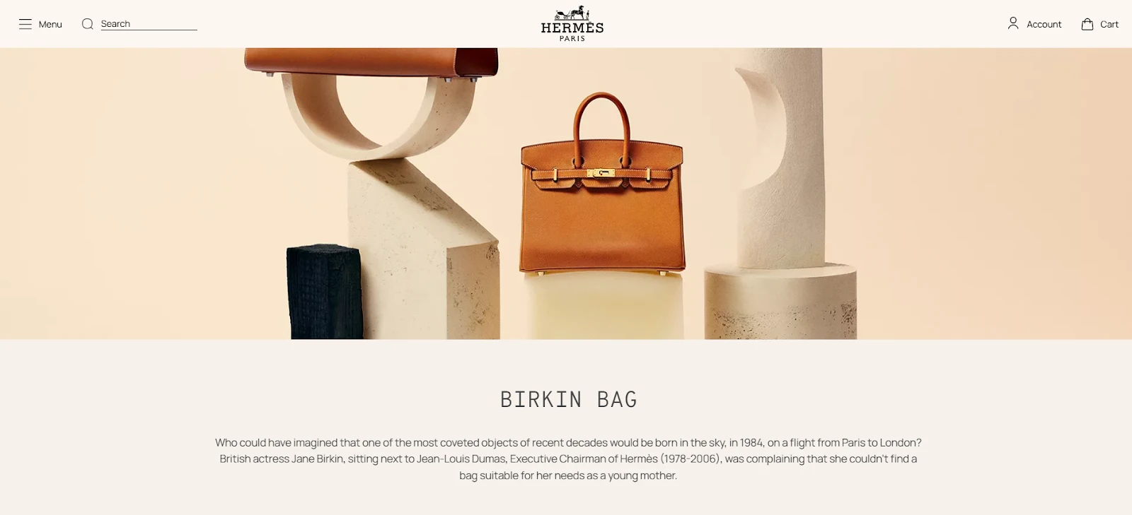 A Hermès Birkin Bag Which Represents Exclusivity And Scarcity In Luxury Branding