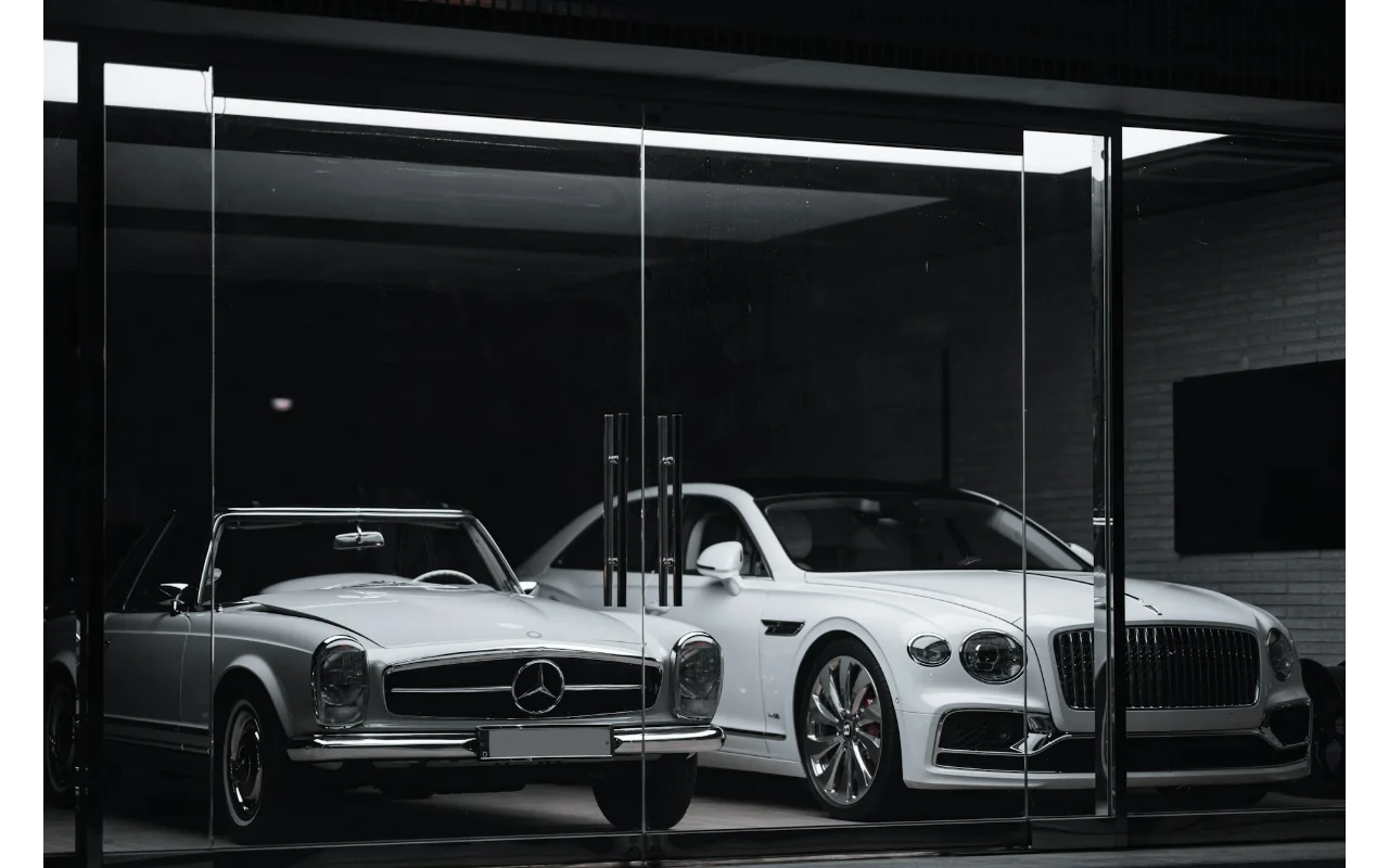 White Mercedes-Benz Representing The Definition Of True Luxury
