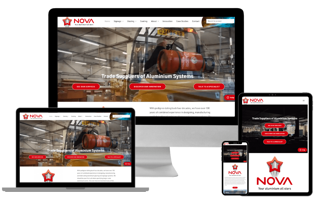 UX/UI Designers At Global Bay Creating A New Aluminium Supplier Website
