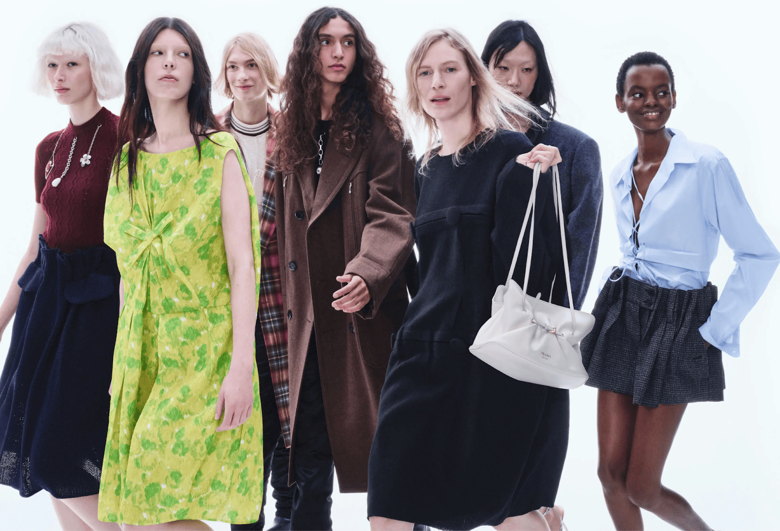 Prada Women’s and Men’s Fall/Winter 2025 Campaign Exemplifies Distinctive Marketing