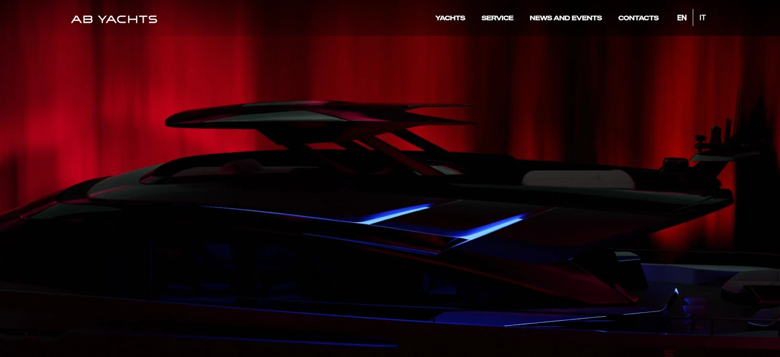 AB Yachts Luxury Website Design