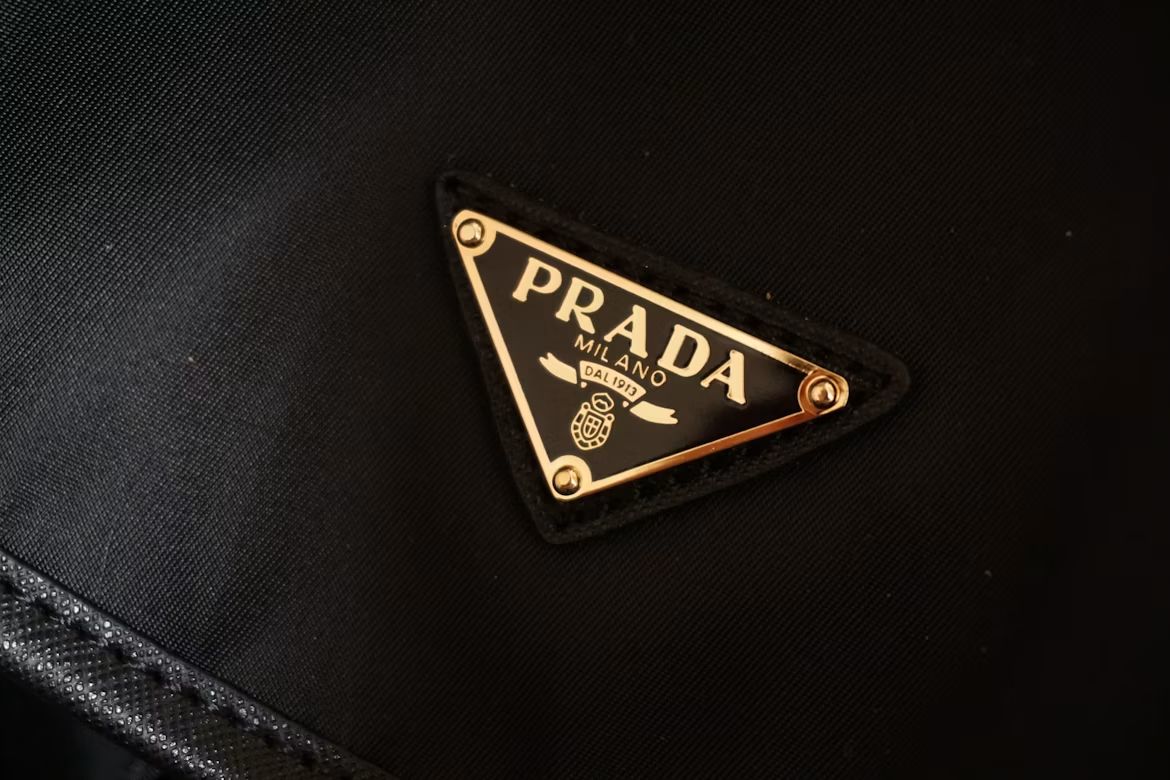 Prada Logo on Black Jacket